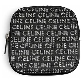 Céline Celine Black Leather Coin Case