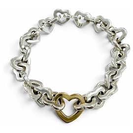 Autre Marque Bracciale Tiffany Vintage Heart Link