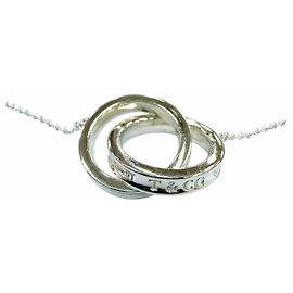 Autre Marque Colar com Pendente Tiffany & Co. 1837 Interlocking Circle