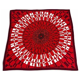 Hermès Hermes Carre Geant 140 OpH Optical H Misto Cashmere e Seta Stole