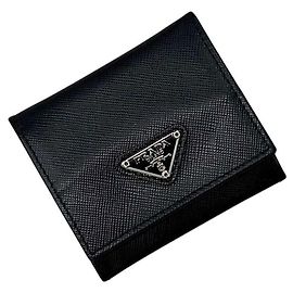 Portamonete in pelle Saffiano Prada