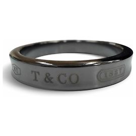 Autre Marque Tiffany & Co. 1837 Narrow Titanium Band Ring