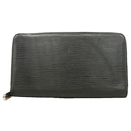 Louis Vuitton Epi Zippy Organizer Long Wallet in Noir