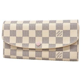 Louis Vuitton Damier Azur Portefeuille Emilie Long Wallet