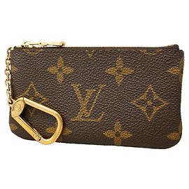 Louis Vuitton Monogram Pochette Clé M62650 Coin Case