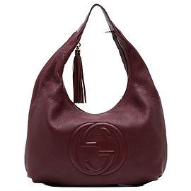 Gucci Soho Hobo em couro de bezerro vermelho