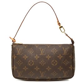 Louis Vuitton Brown Monogram Pochette Accessoires