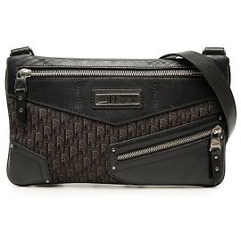 Autre Marque Borsa a tracolla Dior Black Diorissimo Trotter Canvas Street Chic