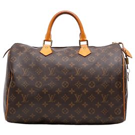 Louis Vuitton Brown Monogram Speedy 35