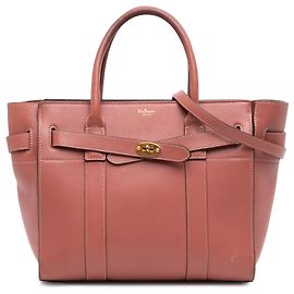 Mulberry Red Small Smooth Calfskin Zipped Bayswater Satchel