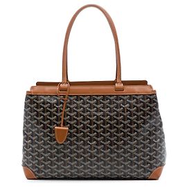 Goyard Black Goyardine Bellechasse PM