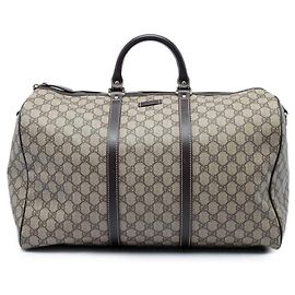 Saco Duffel Gucci Beige Large GG Supreme Joy