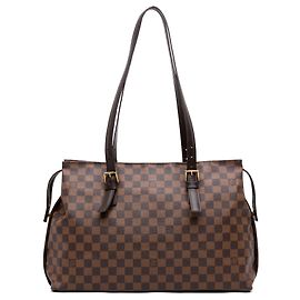 Louis Vuitton Brown Damier Ebene Chelsea