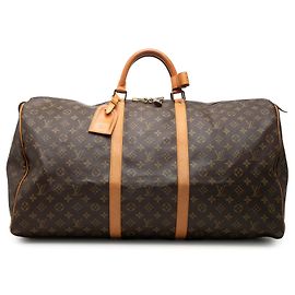 Louis Vuitton Brown Monogram Keepall 60