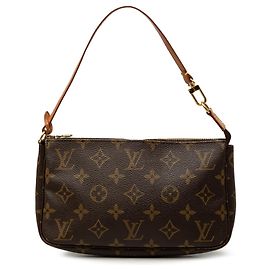 Louis Vuitton Brown Monogram Pochette Accessoires