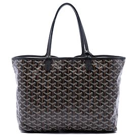 Goyard Black Goyardine Saint Louis PM