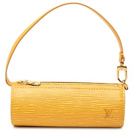Louis Vuitton Yellow Epi Pochette Soufflot
