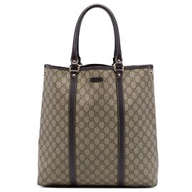 Tote Verticale Gucci Beige GG Supreme Joy