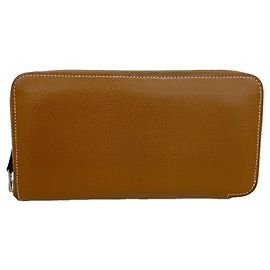 Hermès Portafoglio lungo Hermes Azap in pelle Epsom Gold