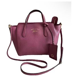 Borsa Gucci Swing in pelle rosa