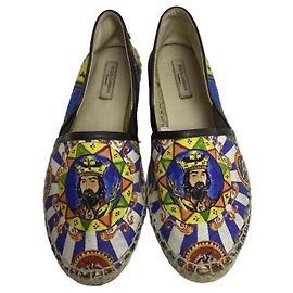 Espadrilles Dolce & Gabbana estampa Rei e Dragão