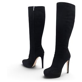 SAPATOS BOTAS CHRISTIAN DIOR MISS KCH141VVV 39 CAMURÇA PRETA HIGH BOOTS