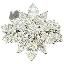 Autre Marque Anello La Regina in Oro Bianco 18k con 21 Diamanti Naturali