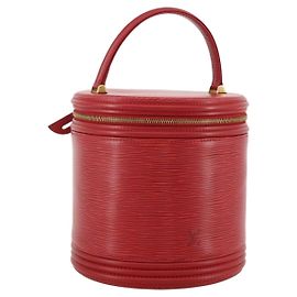 LOUIS VUITTON Epi Cannes Handtasche Rot M48037 LV Auth 205082V
