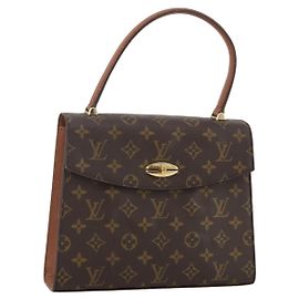 Borsa a mano LOUIS VUITTON Monogram Malesherbes M51379 LV Auth 205881