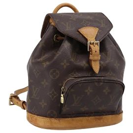 Mochila LOUIS VUITTON Monogram Montsouris PM M51137 LV Auth ka6277