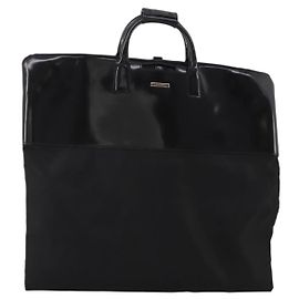Funda para prendas GUCCI Nylon Negro Plata Auth bs36902