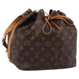 LOUIS VUITTON Monogram Petit Noe Schultertasche M42226 LV Auth 203907V