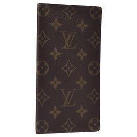 LOUIS VUITTON Monogram Porte Cartes Credit Billfold Wallet M60825 LV Auth 203646