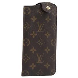 LOUIS VUITTON Monogram Etui lunet MM Glasses Case M66544 LV Auth ar14171V