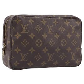 LOUIS VUITTON Monogram Trousse Toilette 23 Clutch Bag M47524 LV Auth 204589A