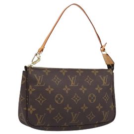 LOUIS VUITTON Monogram Pochette Accessoires Pouch M51980 LV Auth 203073V