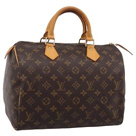 LOUIS VUITTON Monogram Speedy 30 Handtasche M41526 LV Auth 203906SAV
