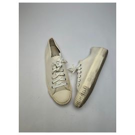 Baskets en toile Vintage Comme Des Garcons Men's Homme c. fin des années 2000 Off-White EU41