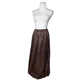Saia Maxi Vintage Issey Miyake Castanho M
