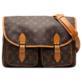 Borsa Business Louis Vuitton Monogram Sac Gibeciere MM Marrone
