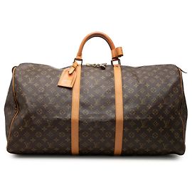 Borsa da viaggio Louis Vuitton Monogram Keepall 60 Marrone