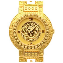 Orologio da polso Versace Medusa placcato oro quartz