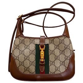 Gucci Jackie 1961 Hobo GG Tela rivestita Piccolo