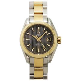 Omega Seamaster Aqua Terra Two-Tone Armbanduhr für Damen