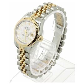 Rolex Datejust V-serial Roulette Diamond Meteorite Damen Uhr