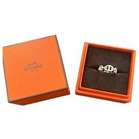 Bague Hermès Chaine d'Ancre en Argent