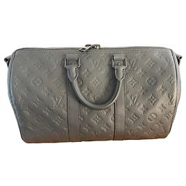 Louis Vuitton Keepall Bandoulière 35 Monogram Taurillon noir – M22765 – Facture / Full Set