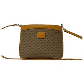 Gucci Vintage Micro GG Logo Mini-Schultertasche aus Leder