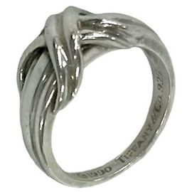 Autre Marque Tiffany Vintage Signature Silver Band Ring