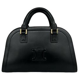 Céline Bolso de piel con logotipo grabado CELINE Vintage Triomphe
